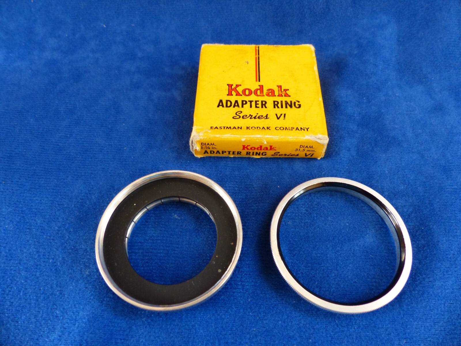 Kodak series VI 31.5 mm push-on adapter ring, fits Kodak Ektar 101 mm, o thers
