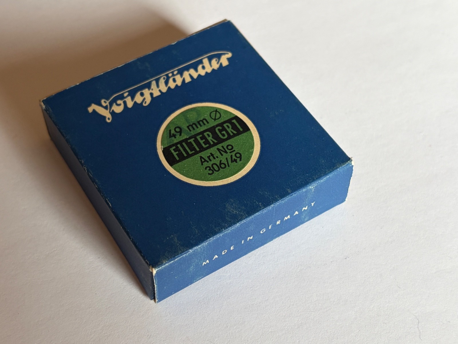 Vintage Voigtländer Voigtlander 49s AR Filter Green. Female Thread. Clean.