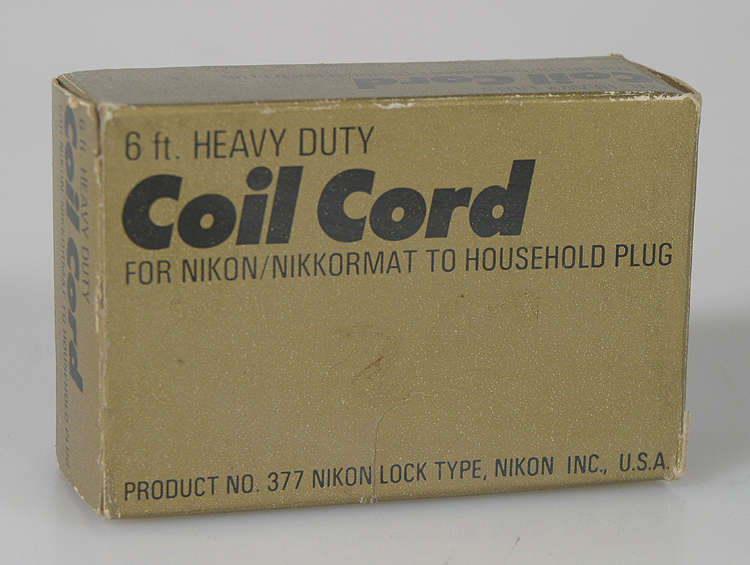 Vintage Nikon Nikkormat 6ft Power Cord NOS, Original Box – Authentic Camera