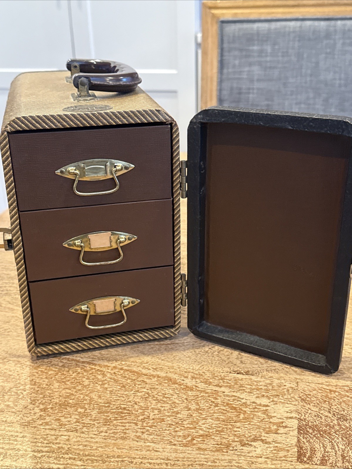 BARNETT & JAFFE Baja Slides Holder Carry Case Vintage