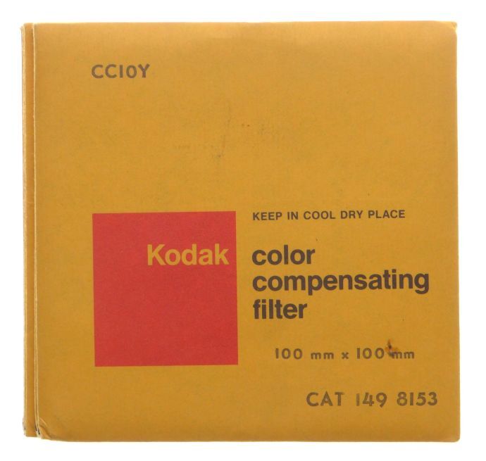 Kodak color compensating filters 100x100mm cat 149 8153 8146 opened un-openend