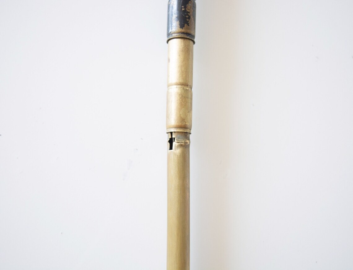 vintage camera tripod Copper tripod by Rokuoh Sha industrial tripod retro tripod