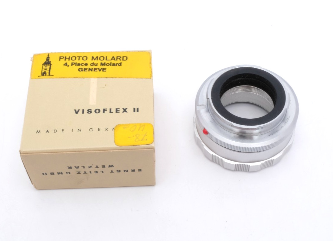 LEICA OTZFO UNIVERSAL FOCUSING MOUNT FOR VISOFLEX II & III SILVER