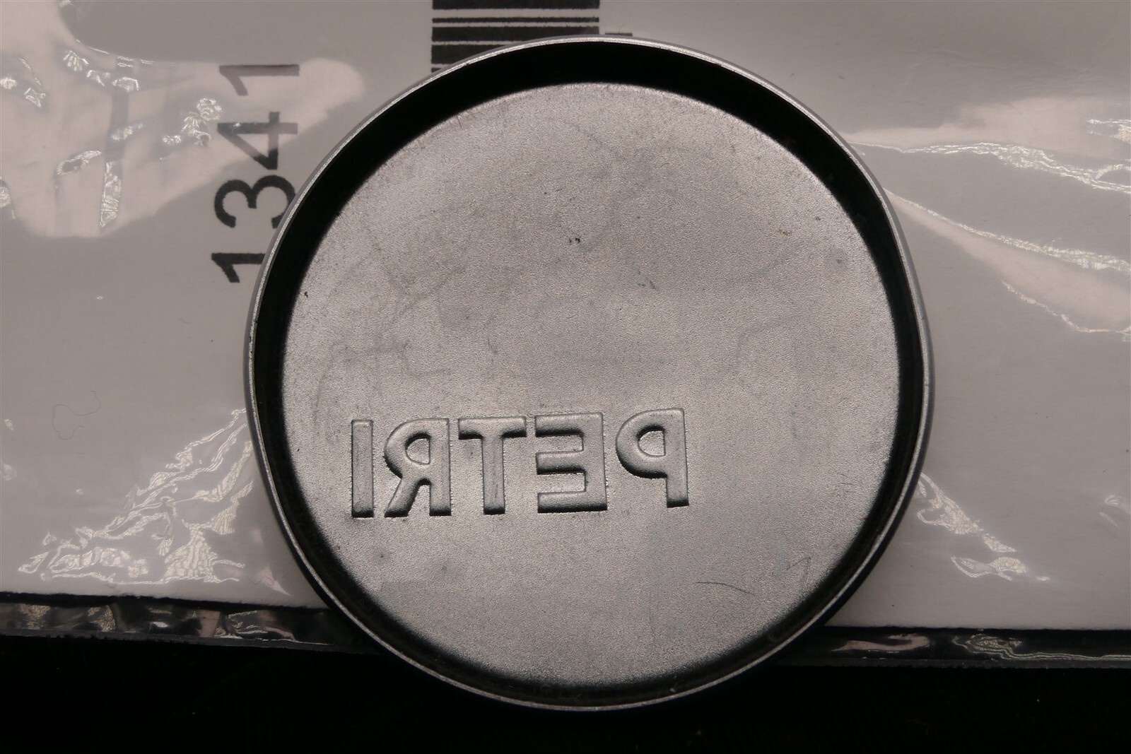 Petri Vintage Chrome Metal 48mm Push On (43mm Filter) Front Lens Cap / Cover