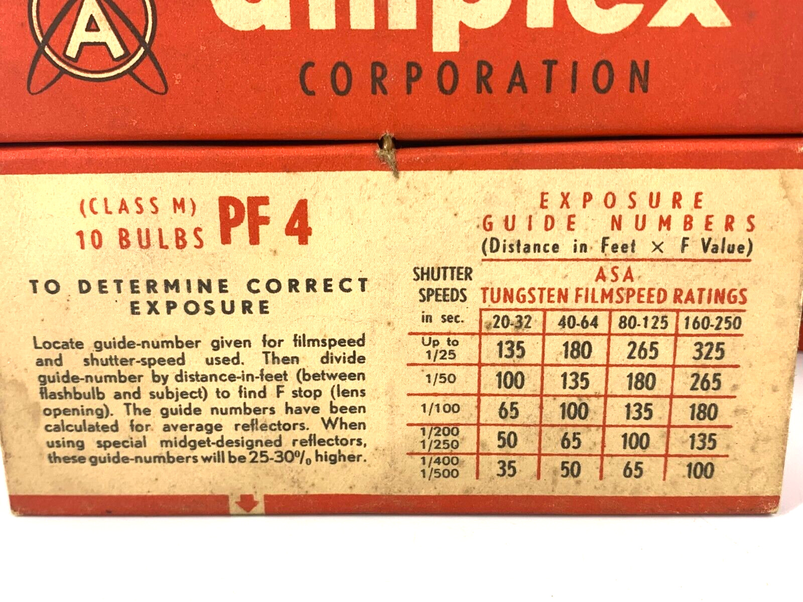 Lot of (40) Norelco Model PF 4 Photo Flash Bulbs