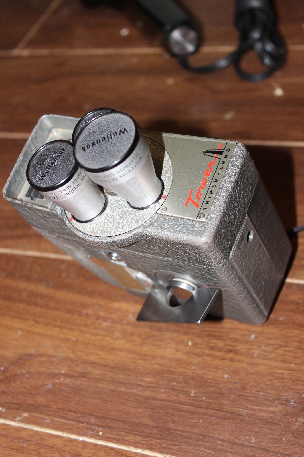 Tower Triple Lens 8MM Camera Model #T-185 & Sylvania Sun Gun Light With Case