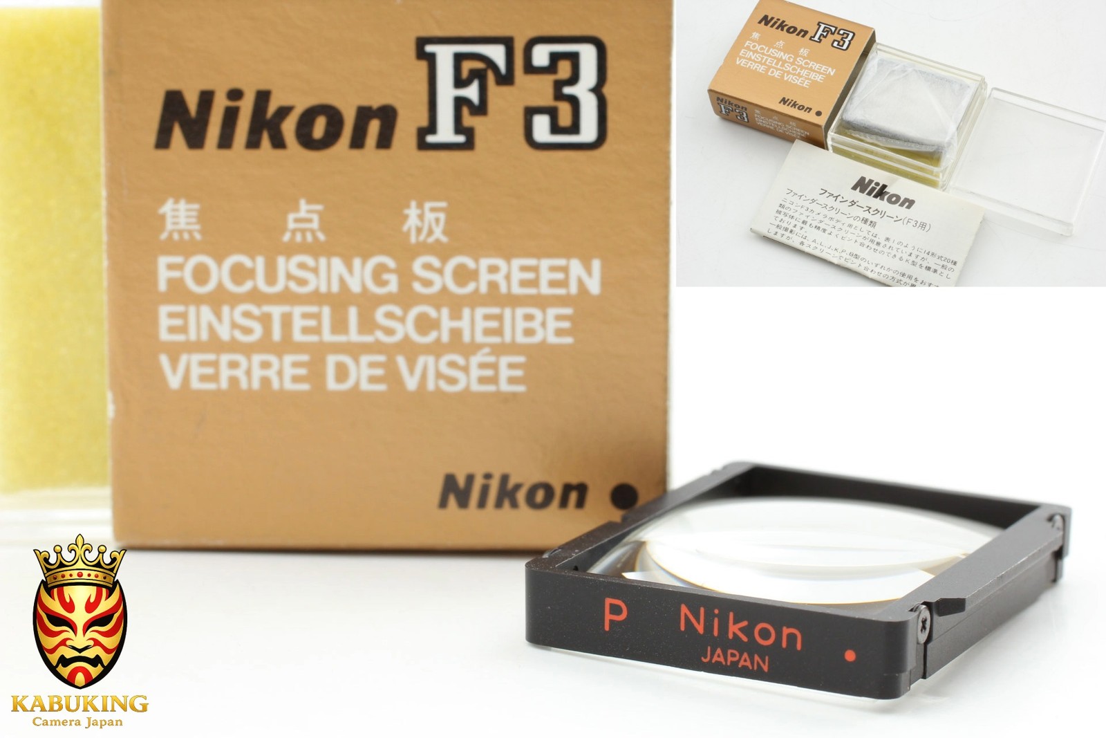 [Unused in Box] Nikon F3 Focusing Screen Type P Red Dot For F3 242 From JAPAN