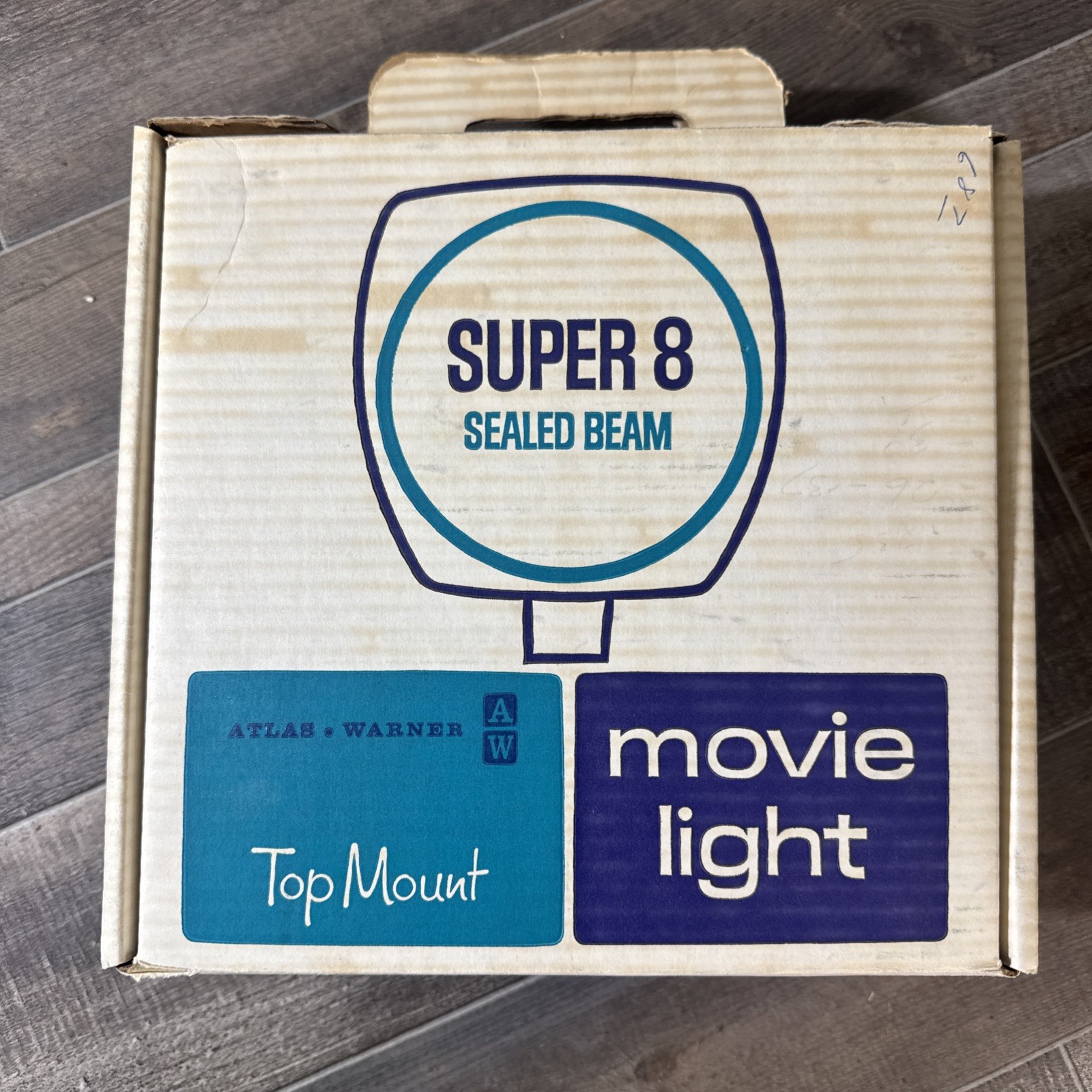 Atlas Warner Super 8 Sealed Beam Movie Light Model 888 New In Box