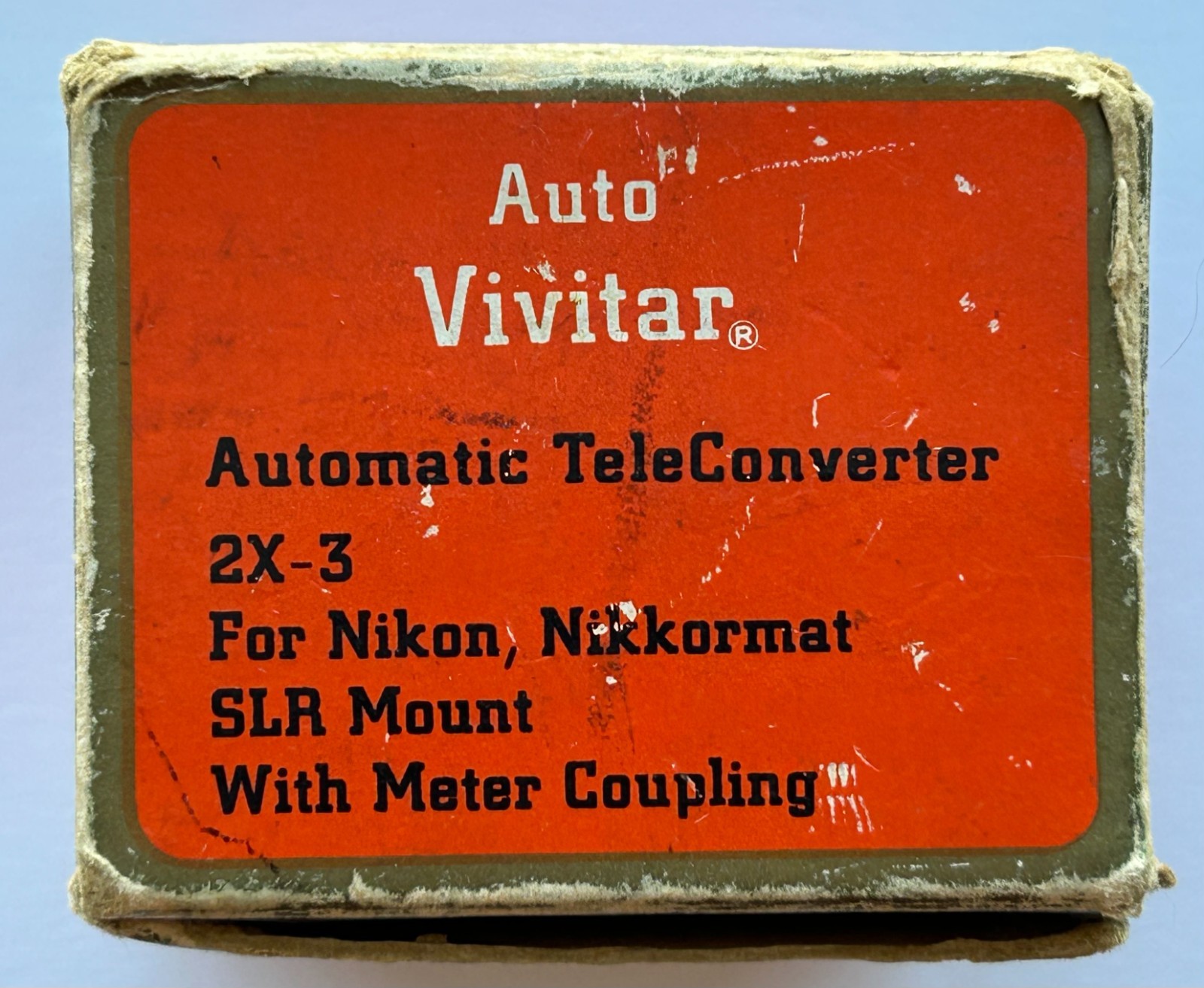 Vivitar NIKON F Automatic Tele Converter SLR 24-7247 with Case & Box