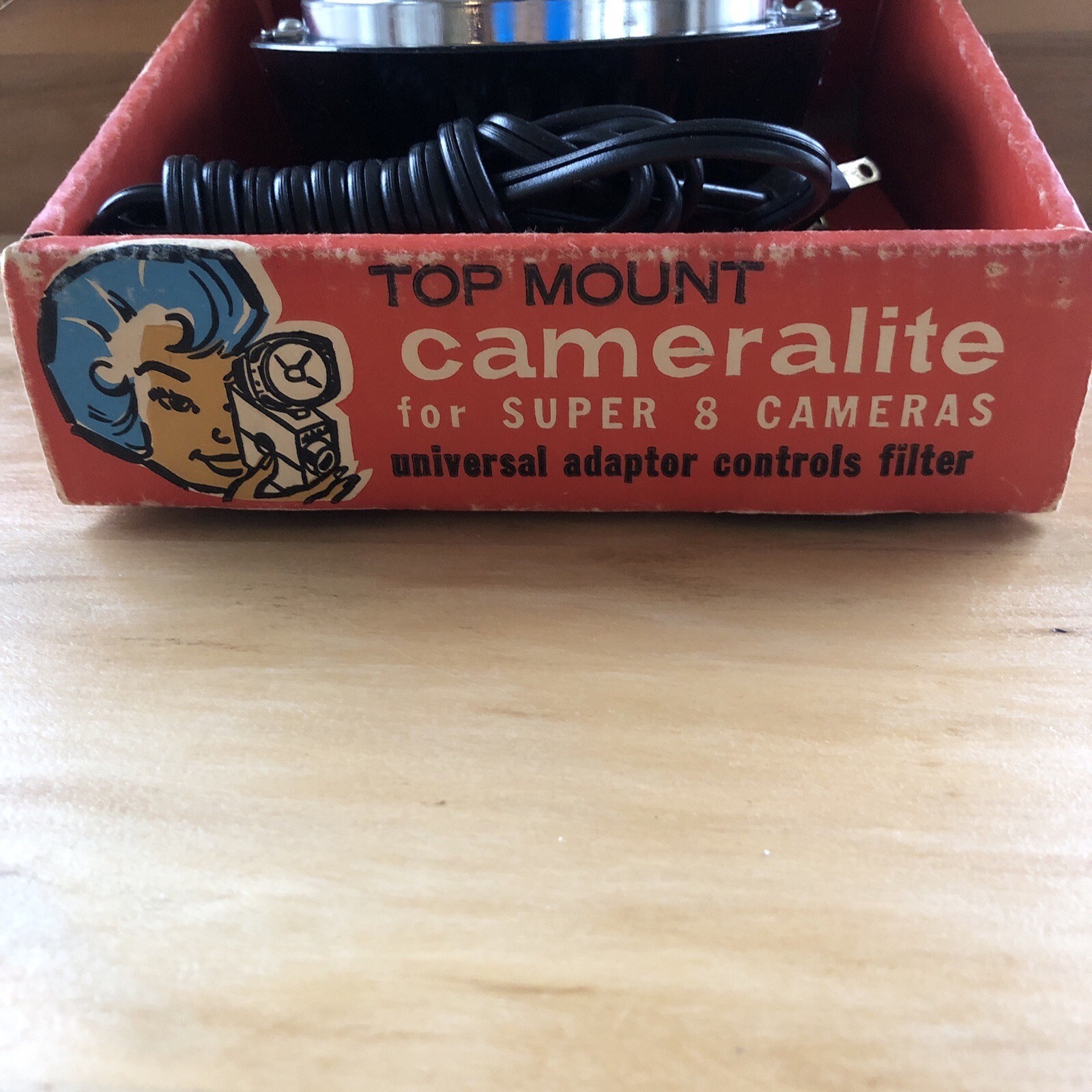 Acme-Lite Cameralite with Universal Mount for Super 8 Cameras with Original Box