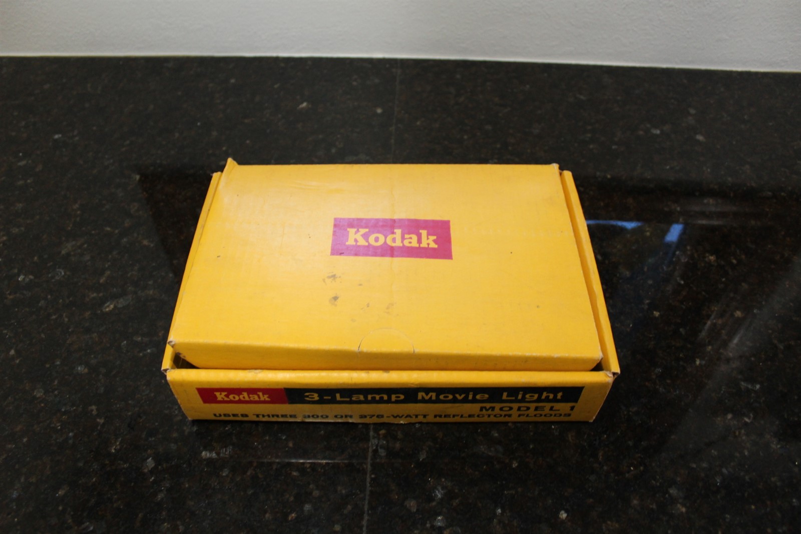 Vintage Kodak 3 Lamp Movie Light Model 1 In Original Box Working