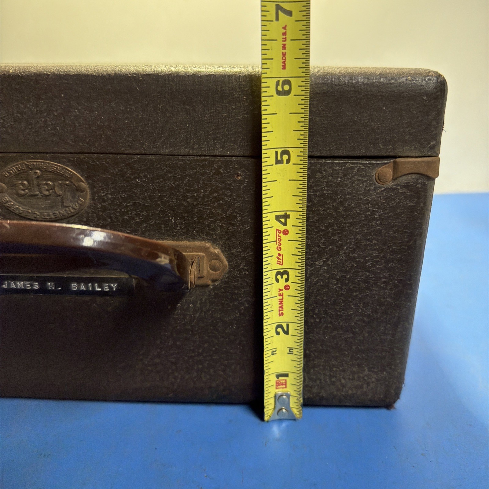 Vintage BAJA Barnett Jaffe Hard Case Tool Box 12x12x6 USA Old