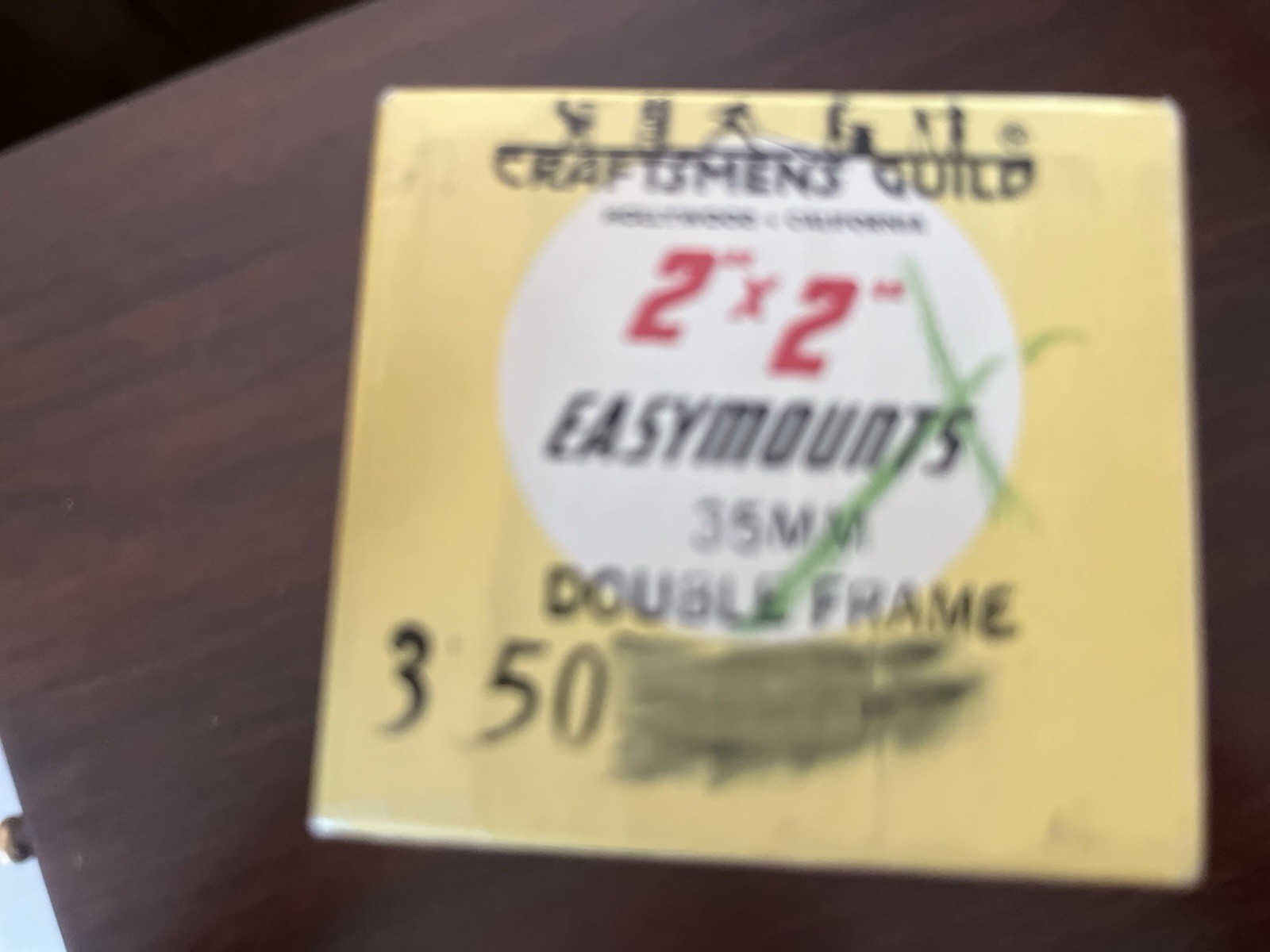 Guild 2×2 Easymounts 35mm Film inserts BOX ONLY – Vintage