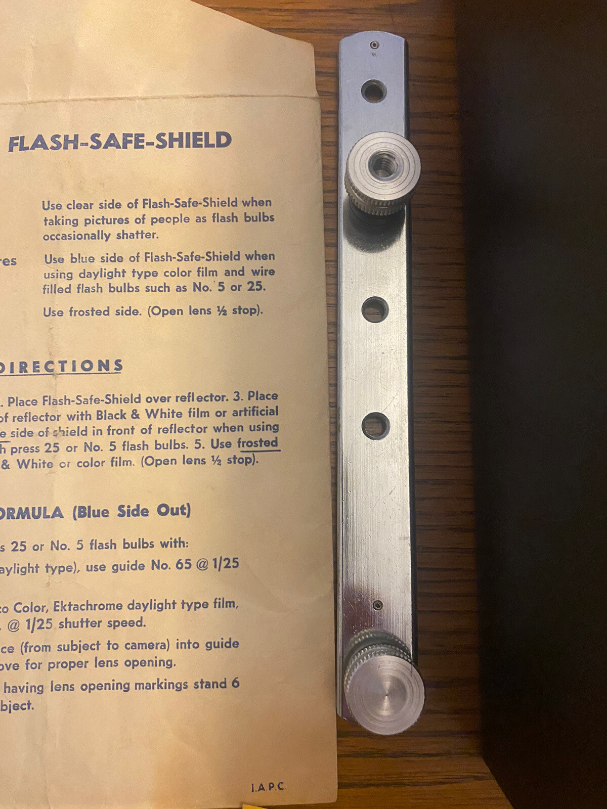VINTAGE Kodak Standard Flasholder With Original Box – No. 721 Brown
