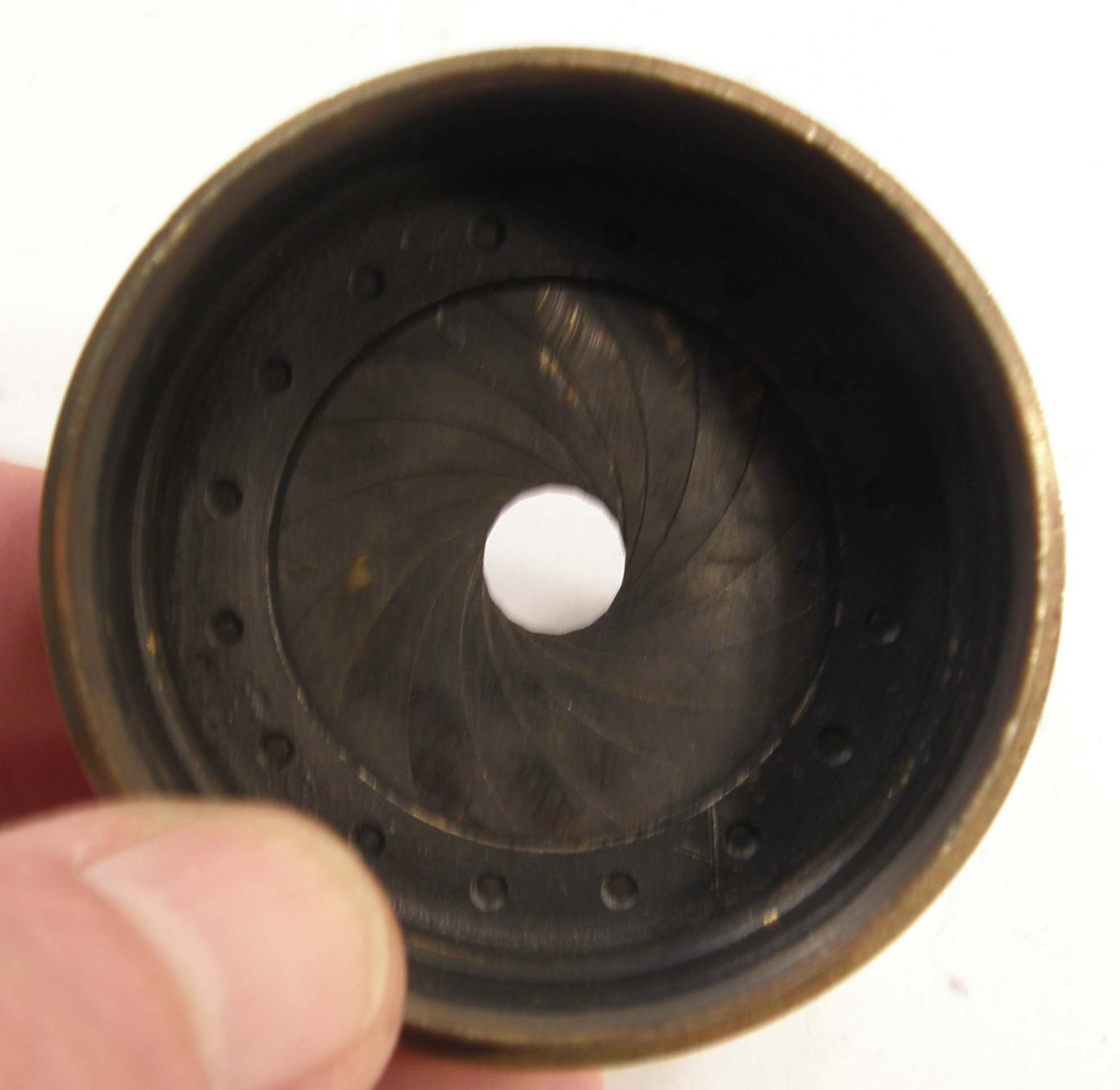 VINTAGE BRASS MOUNT ONLY 12in/1:8 ROSS LONDON No 6118 4 HOMOCENTRIC LENS AS-IS