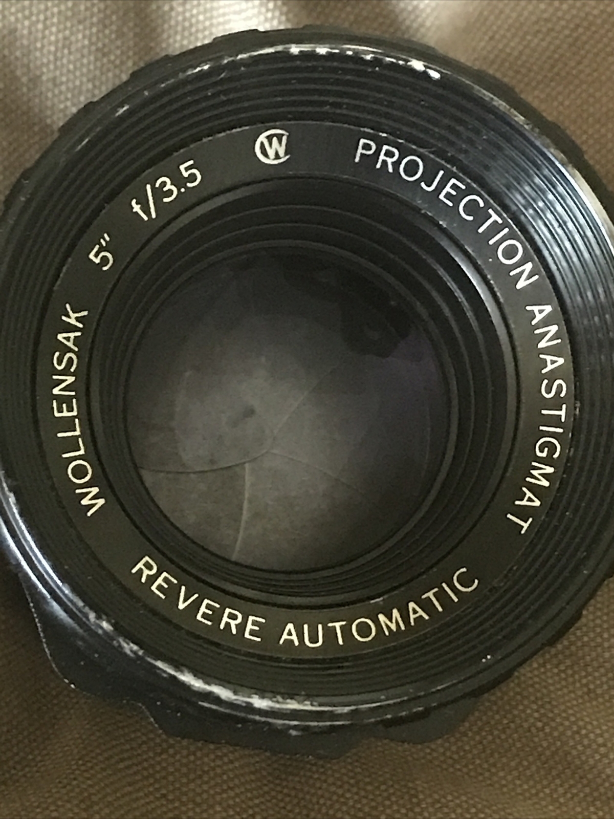 Revere 888 – Projector – Replacement Lens – 5″ f/3.5 – Wollensak – Anastigmat