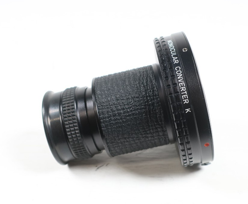 Asahi Pentax Monocular Converter K 2X Teleconverter PK Mount w/ Front Cap & Case