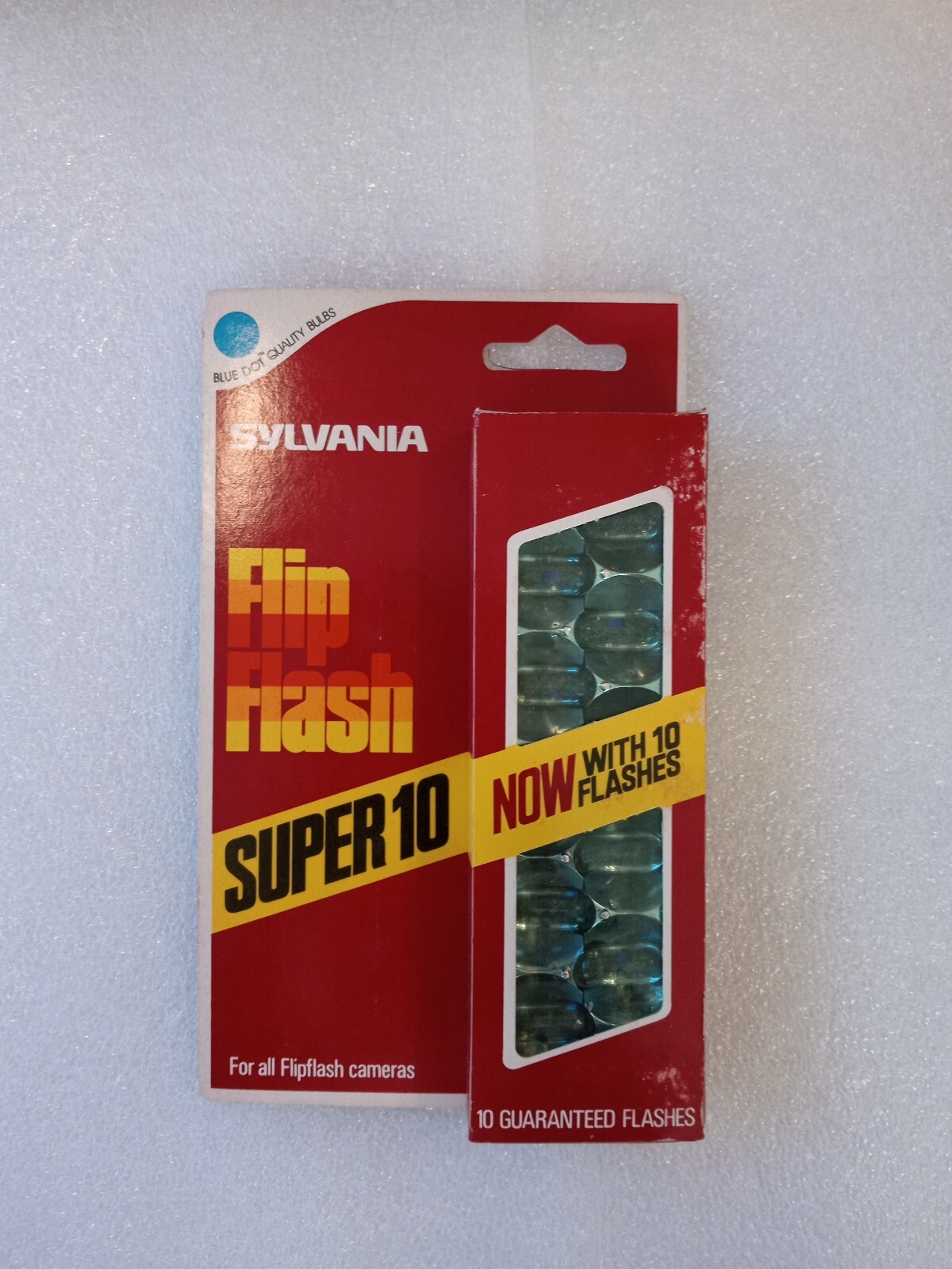 Sylvania Flip Flash Super 10, Box 10 Flashes