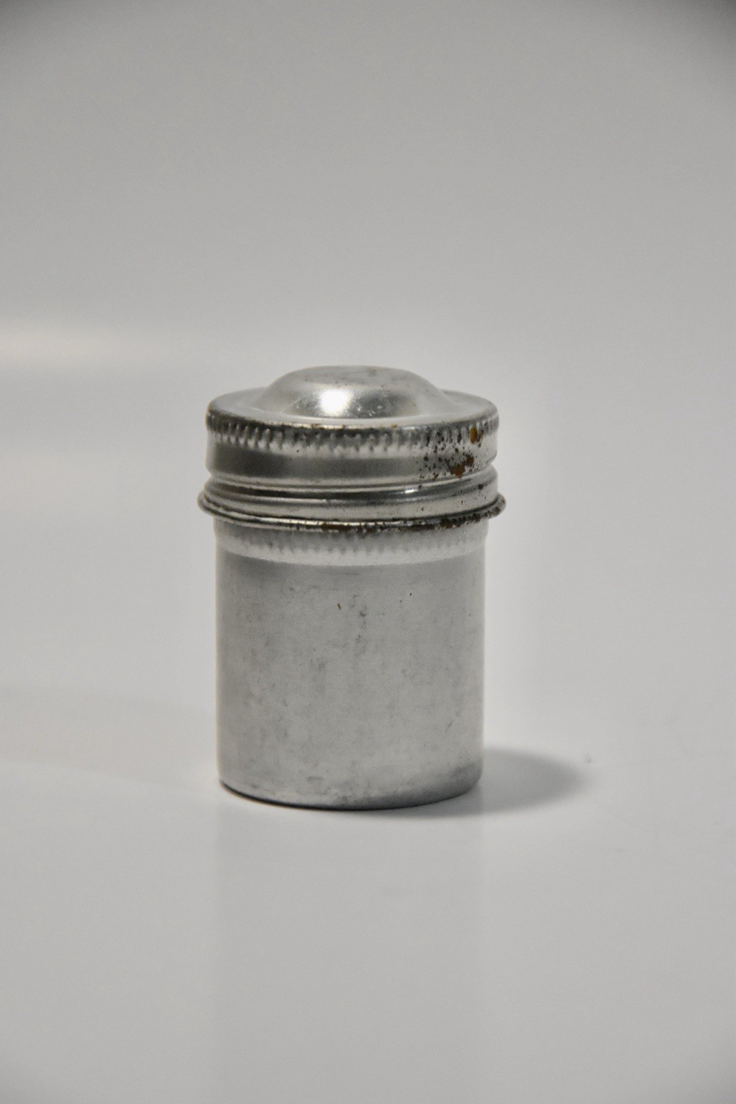 Vintage 35mm Aluminum Film Canister – Unbranded, with Metal Top