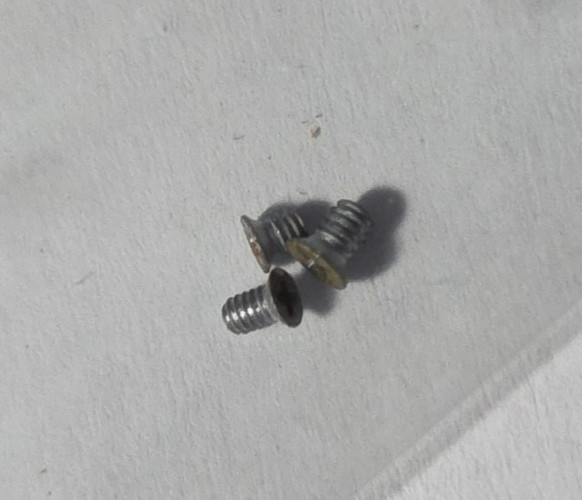 Pentax K-1000 35mm SLR Camera Parts: Top Cover & Screws