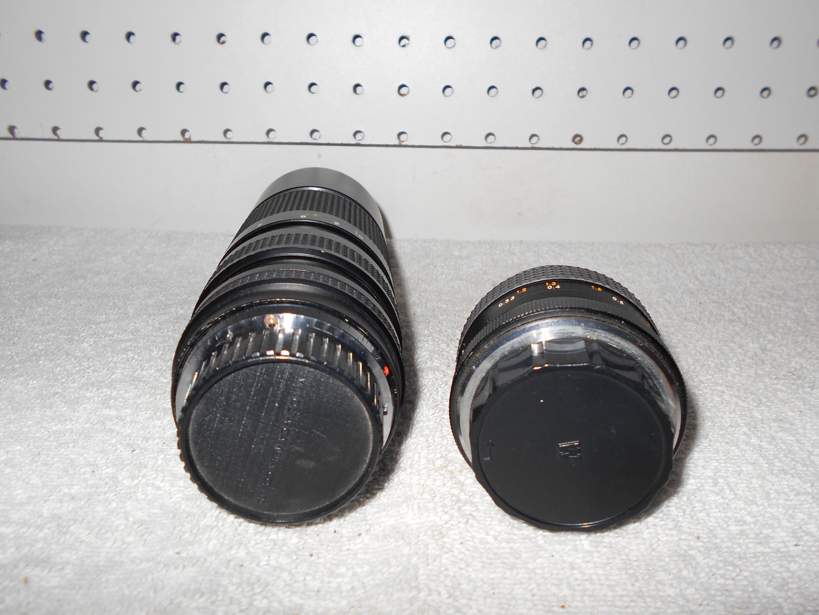 VIVITAR 100-300MM TELEPHOTO ZOOM & AUTO OLYMPIA MC WIDE ANGLE LENS LOT