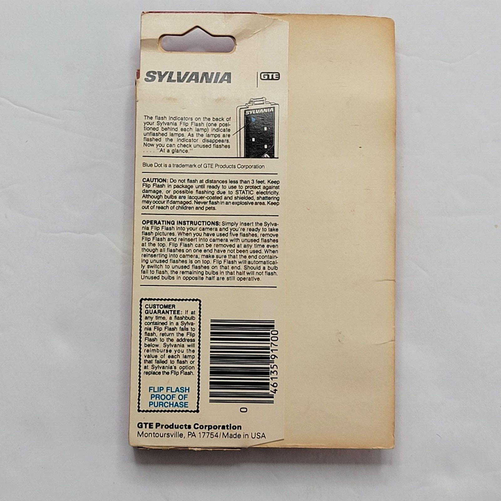 Sylvania Flip Flash Super 10 – NOS Unused Flashbulbs in Package vtg