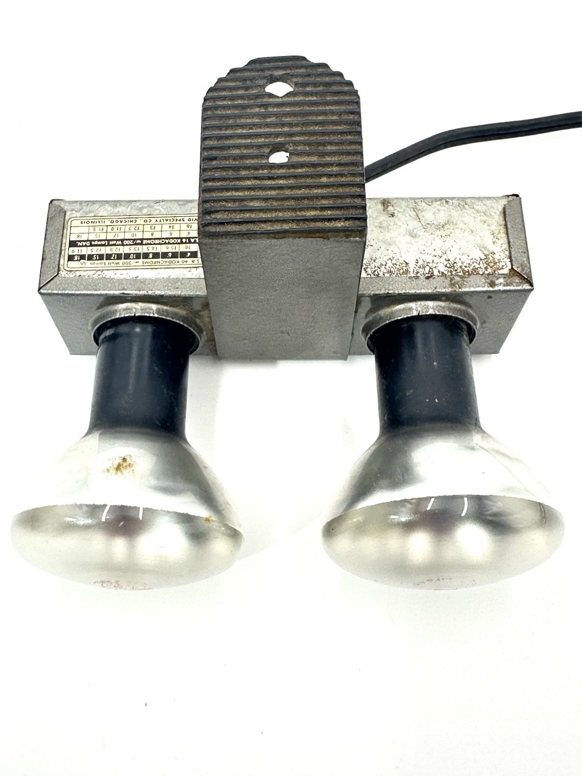 Vintage Light Bar /w Working Flood Lights Camera Accessory SUPER BRIGHT