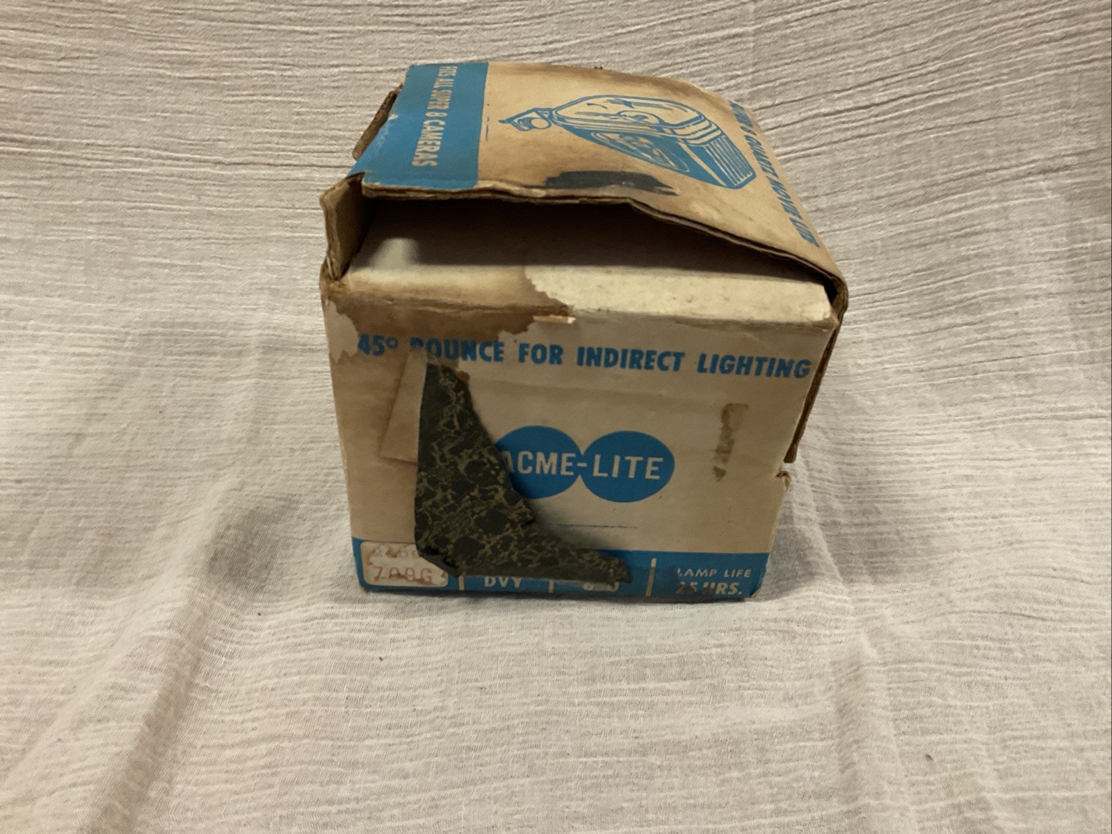 VTG Super 8 Quartz Movie Lite ACME Camera DVY Lamp 709G Cameralite WORKS In Box