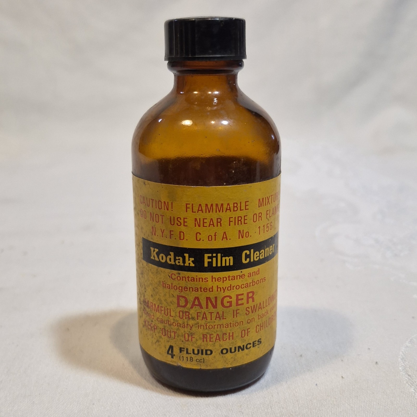Kodak Film Cleaner 4oz Bottle 1/3 Full
