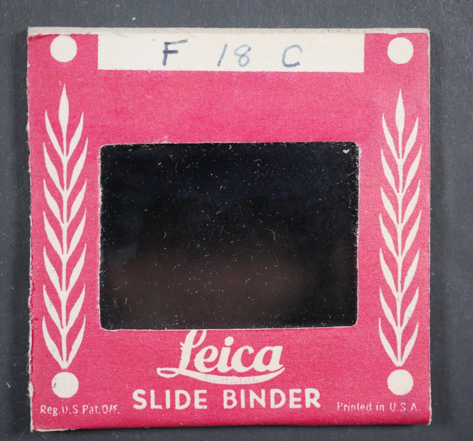 12 Slides Leica Slide Binders Yellowstone Mount Rushmore vintage 1950s?
