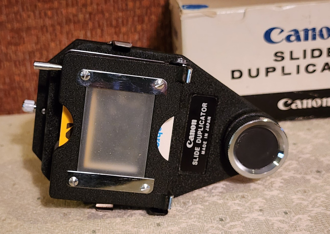 Vintage Canon Slide Duplicator No 55 Mount In Original Box Made In Japan *Read*