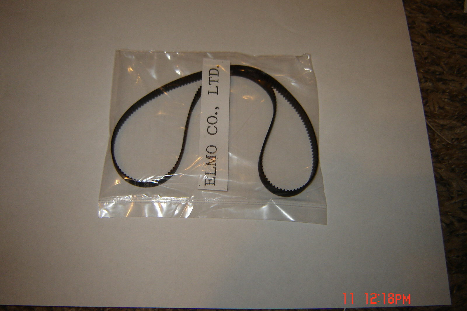 ELMO 16-CL,16-AL 16MM PROJECTOR REAR TAKE UP ARM,Newer Model 1 *Teethed Belt,NEW