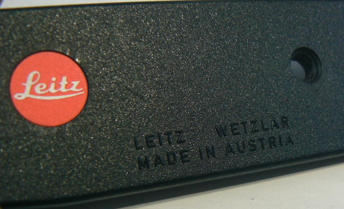 Leitz Wetzlar Camera Bottom Plate Cover -Plastic – Made in Austria -VINTAGE