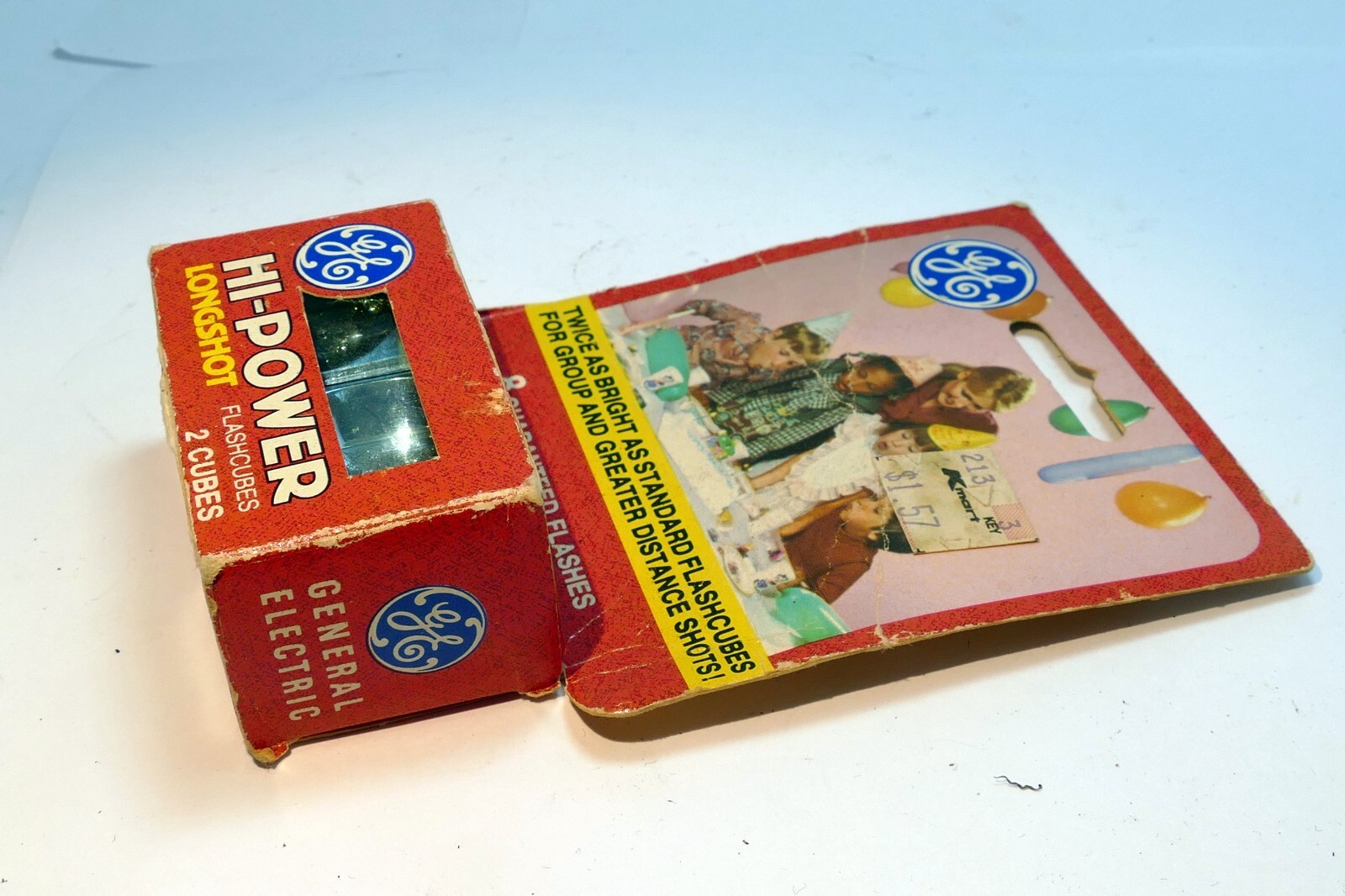 GE Hi-Power Longshot 2 Cubes Camera Flash Bulbs