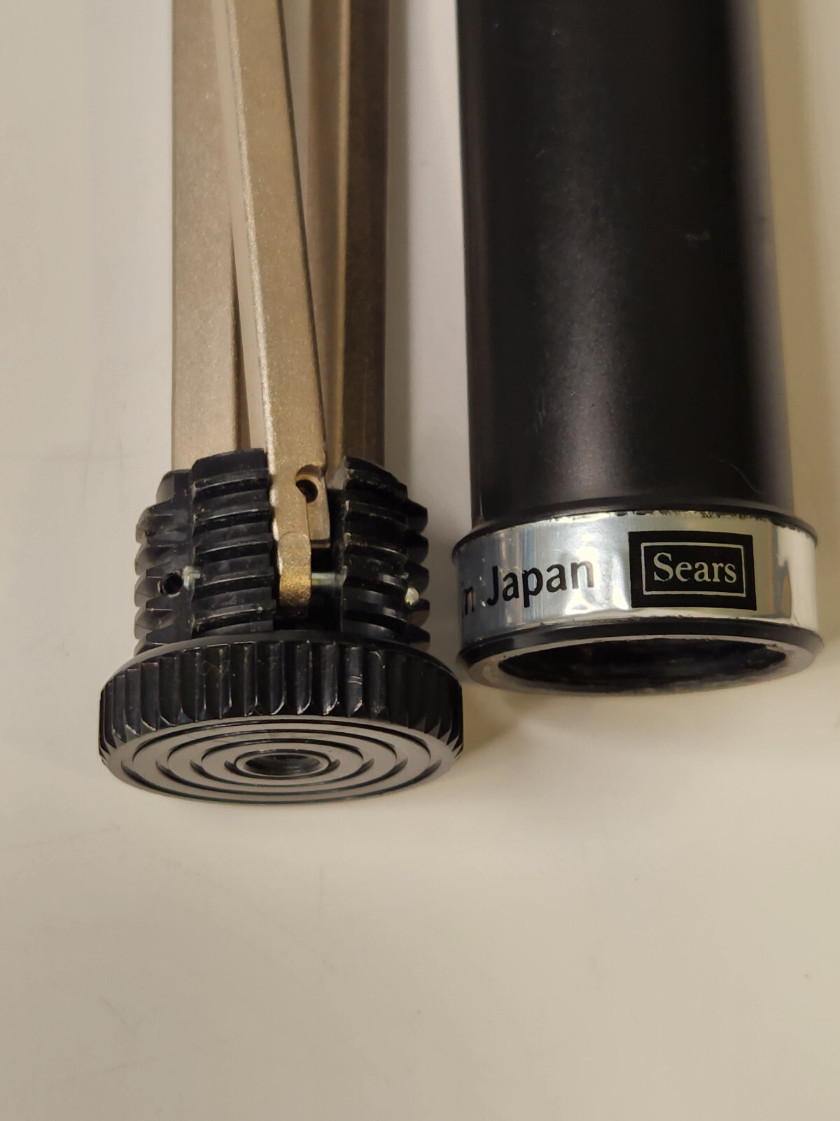 Vintage Sears Table Top Tripod Compact Camera Mount Ball Head Made in Japan 9 In