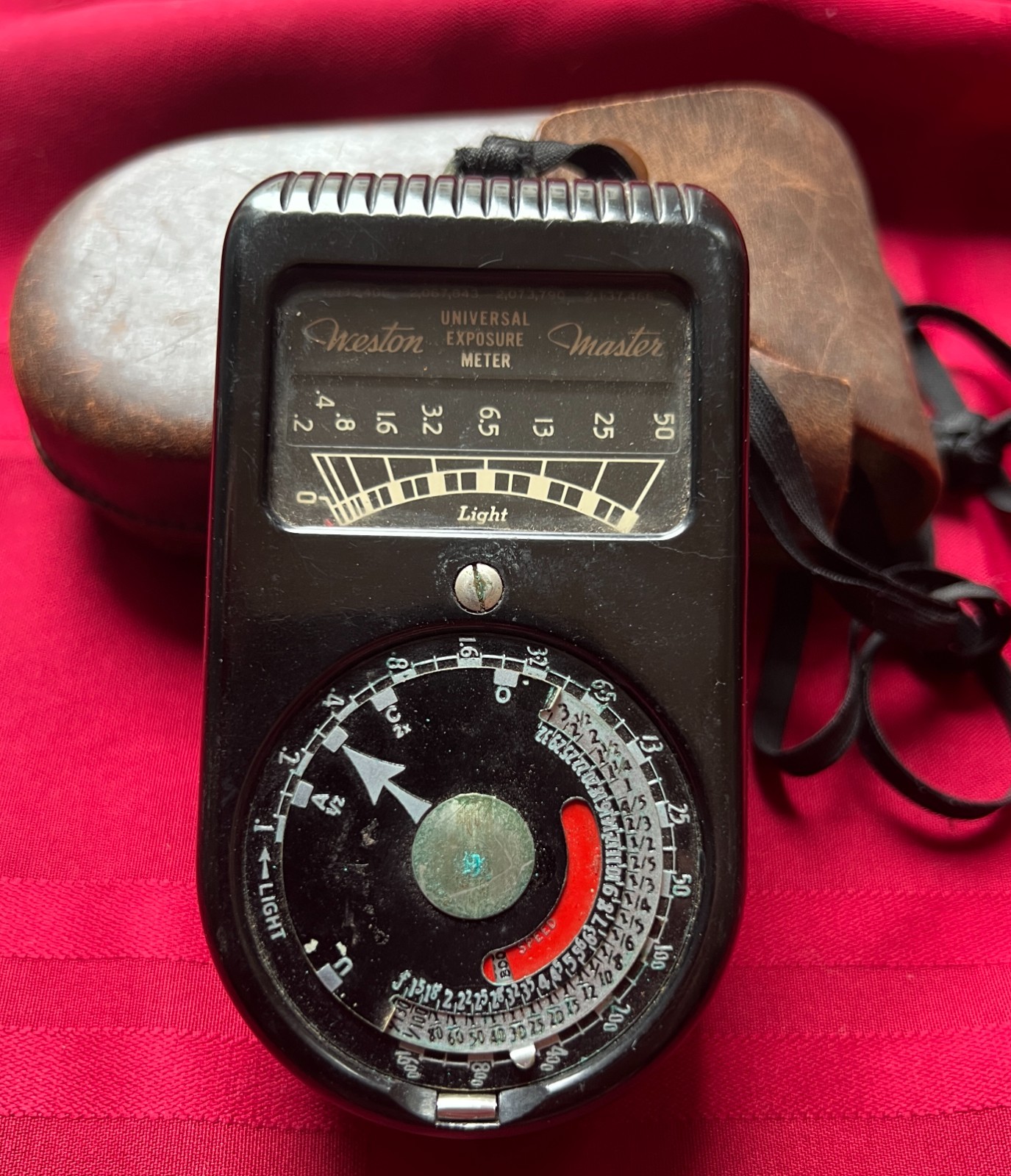 3 Vintage Exposure Meter Lot Weston Master 715 Sekonic GE Mascot II – Working