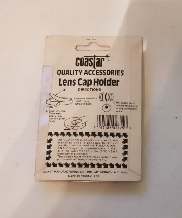 Vintage Coaster Camera Lens Holder In Package