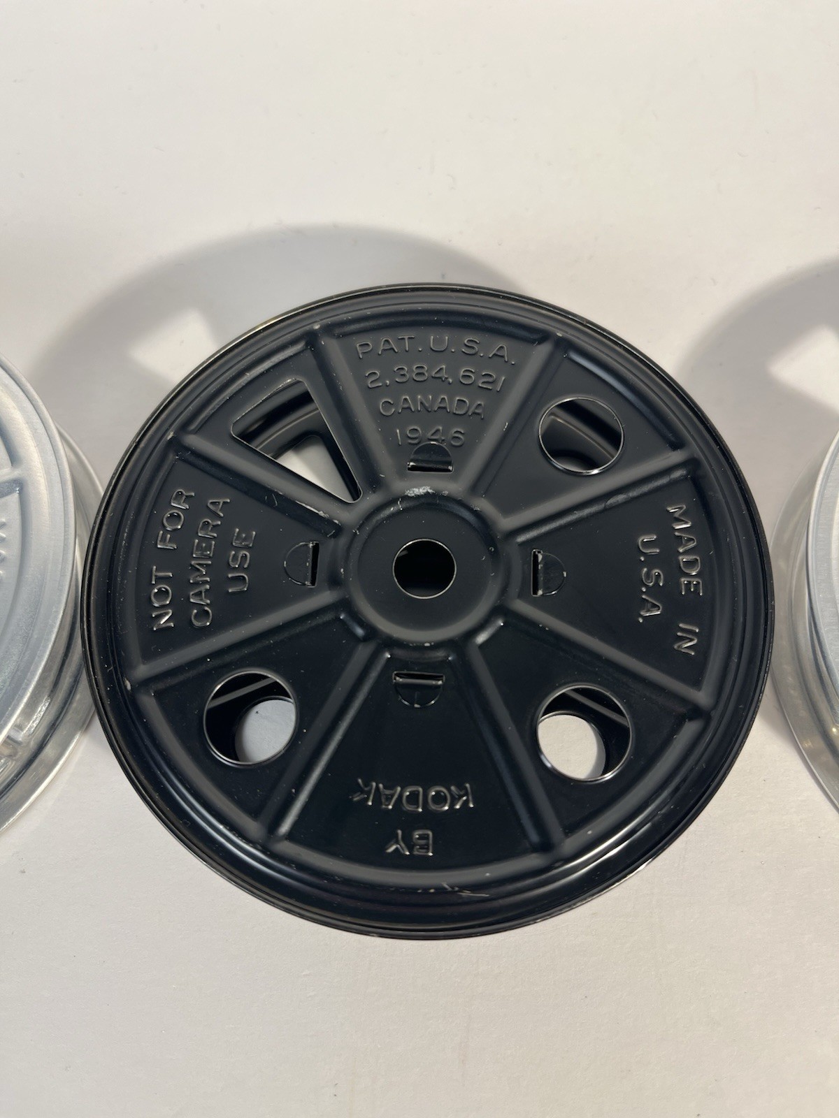 Vintage Kodak 3-5/8″ Aluminum 16mm Film Reel – 1946