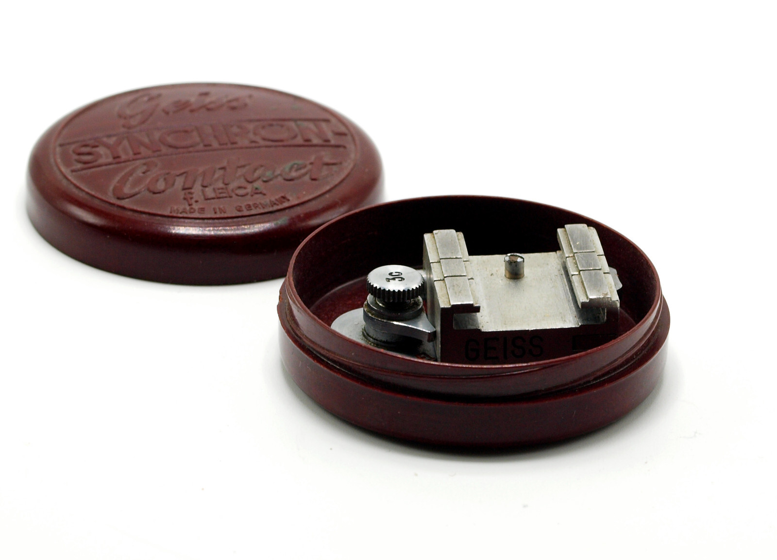 Geiss Synchron Contact For Leica IIIc In Bakelite Case