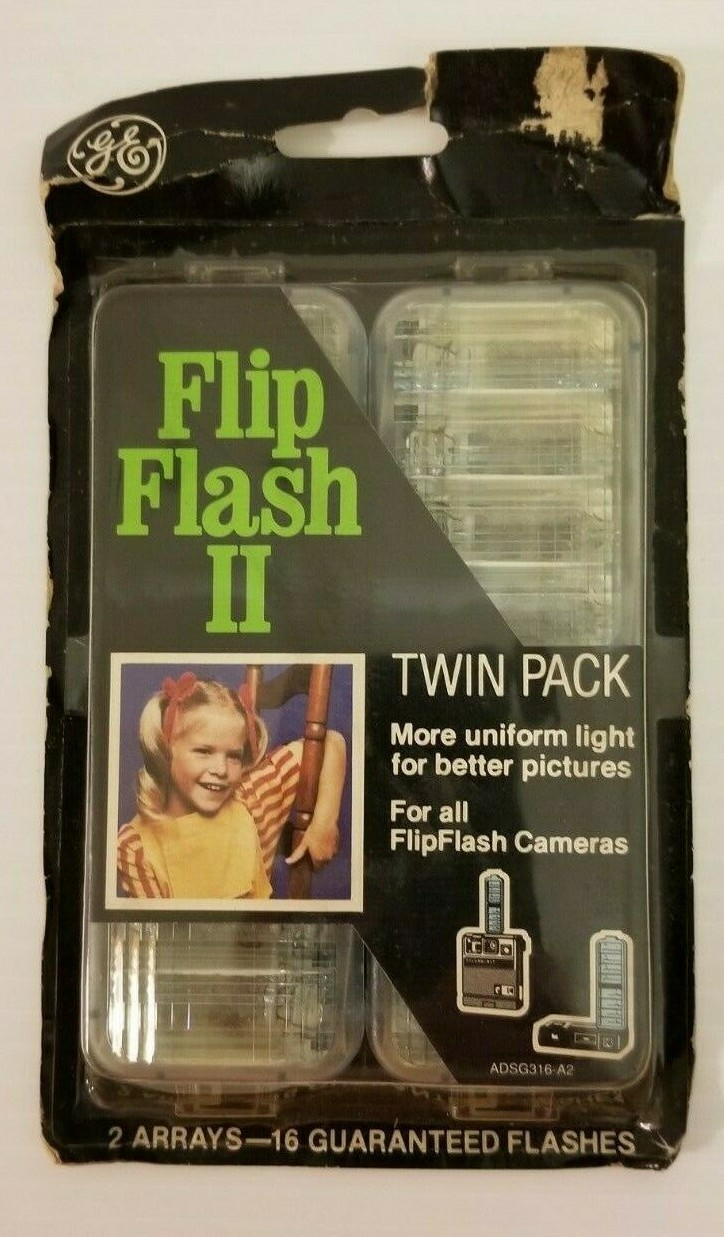 3 Twin Packs of GE Flip Flash II Bulbs for FlipFlash Cameras 48 Total Flashes