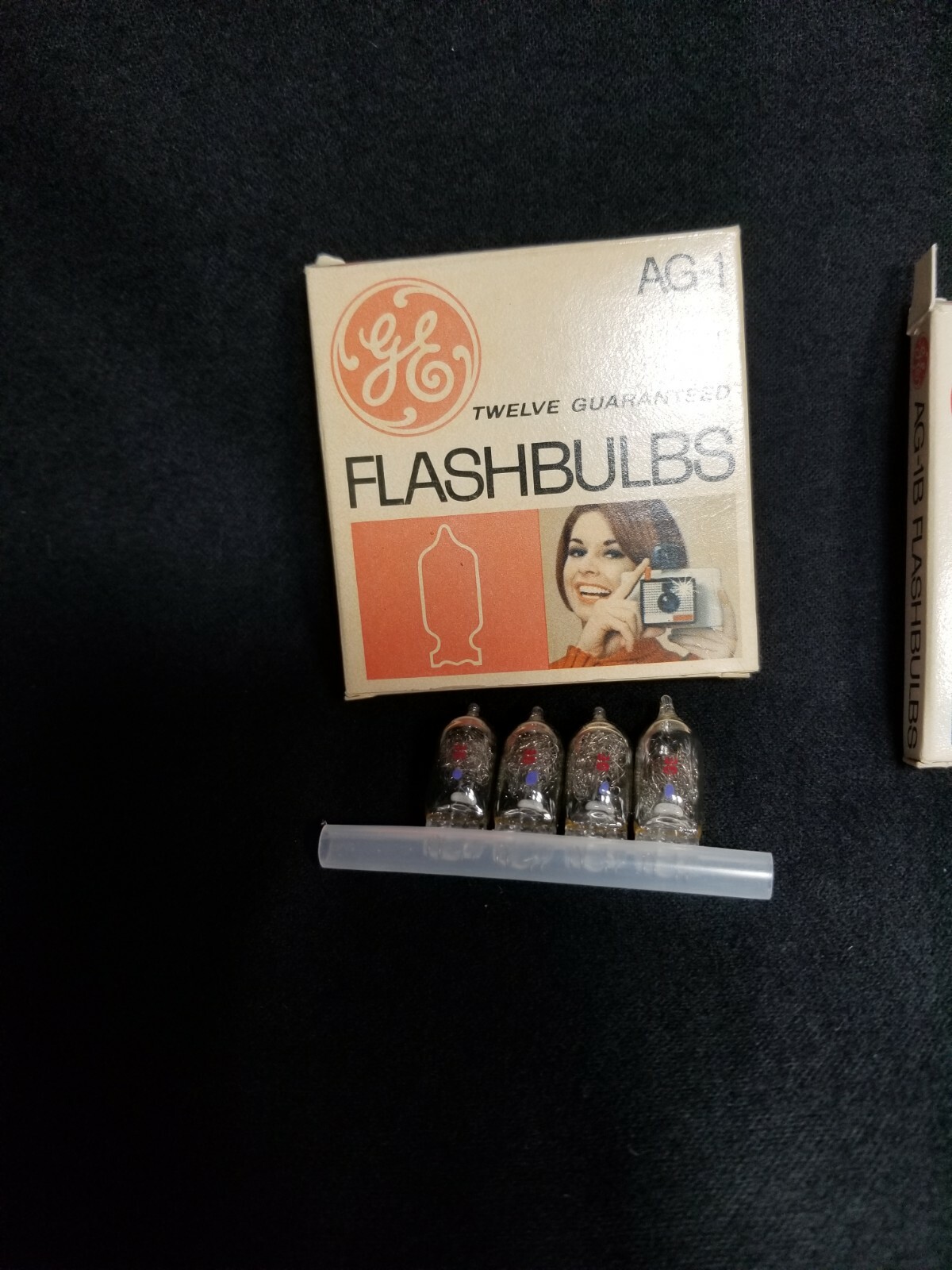 Vintage Sylvania Blue Dot AG-1 and AG-1B Flashbulbs 3 Boxes, 16 Total Bulbs