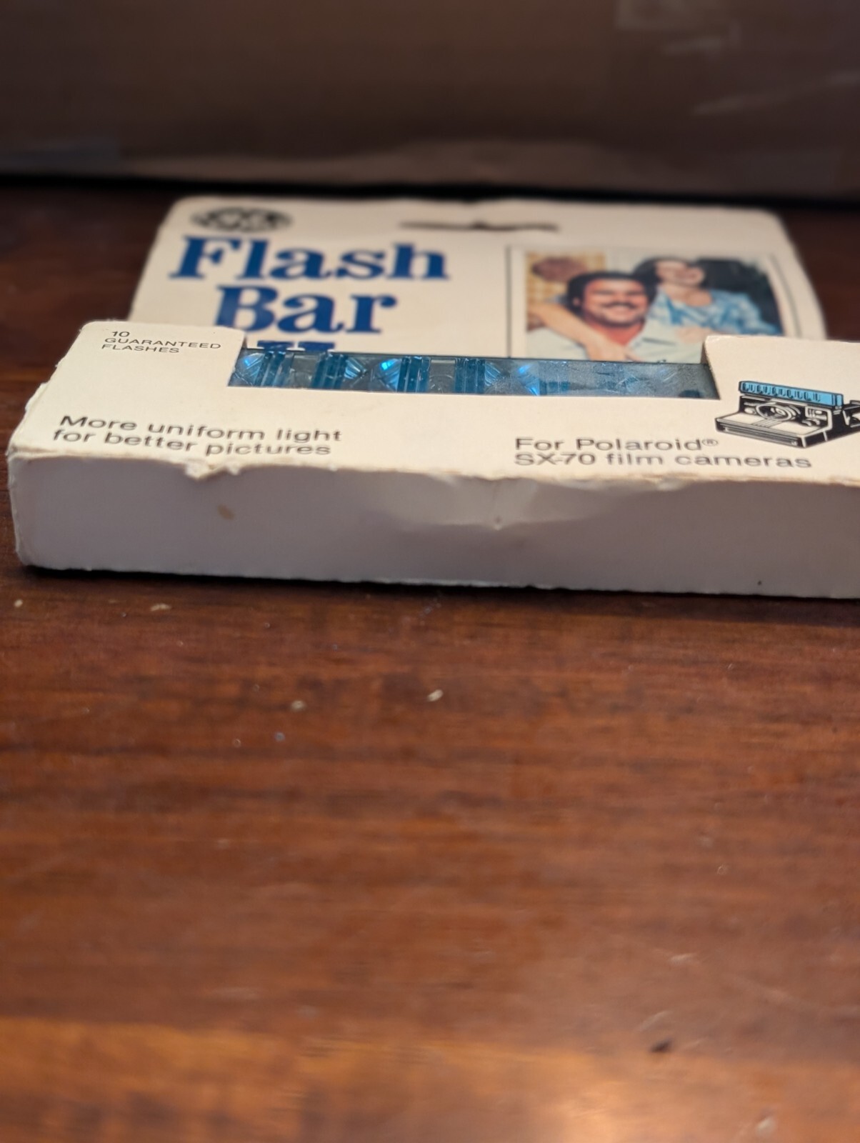 Vintage GE Camera Flash Bar II For Polaroid SX70 Film Cameras