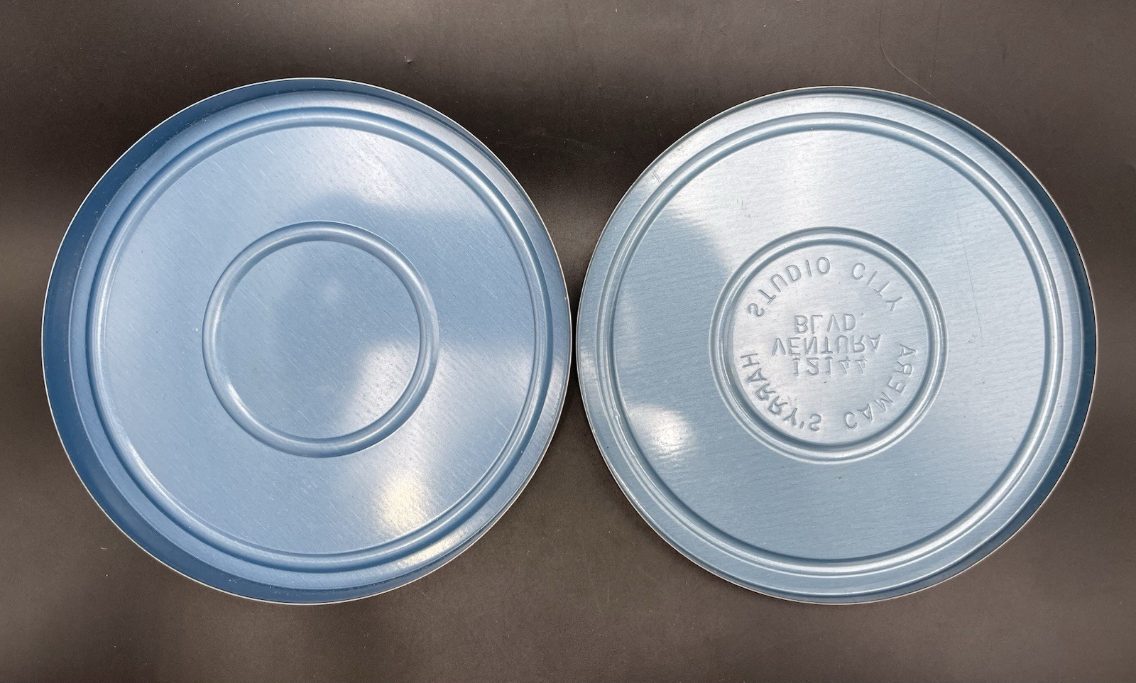 VTG 6″ Movie Film Canister Only Blue Harry’s Camera Studio City