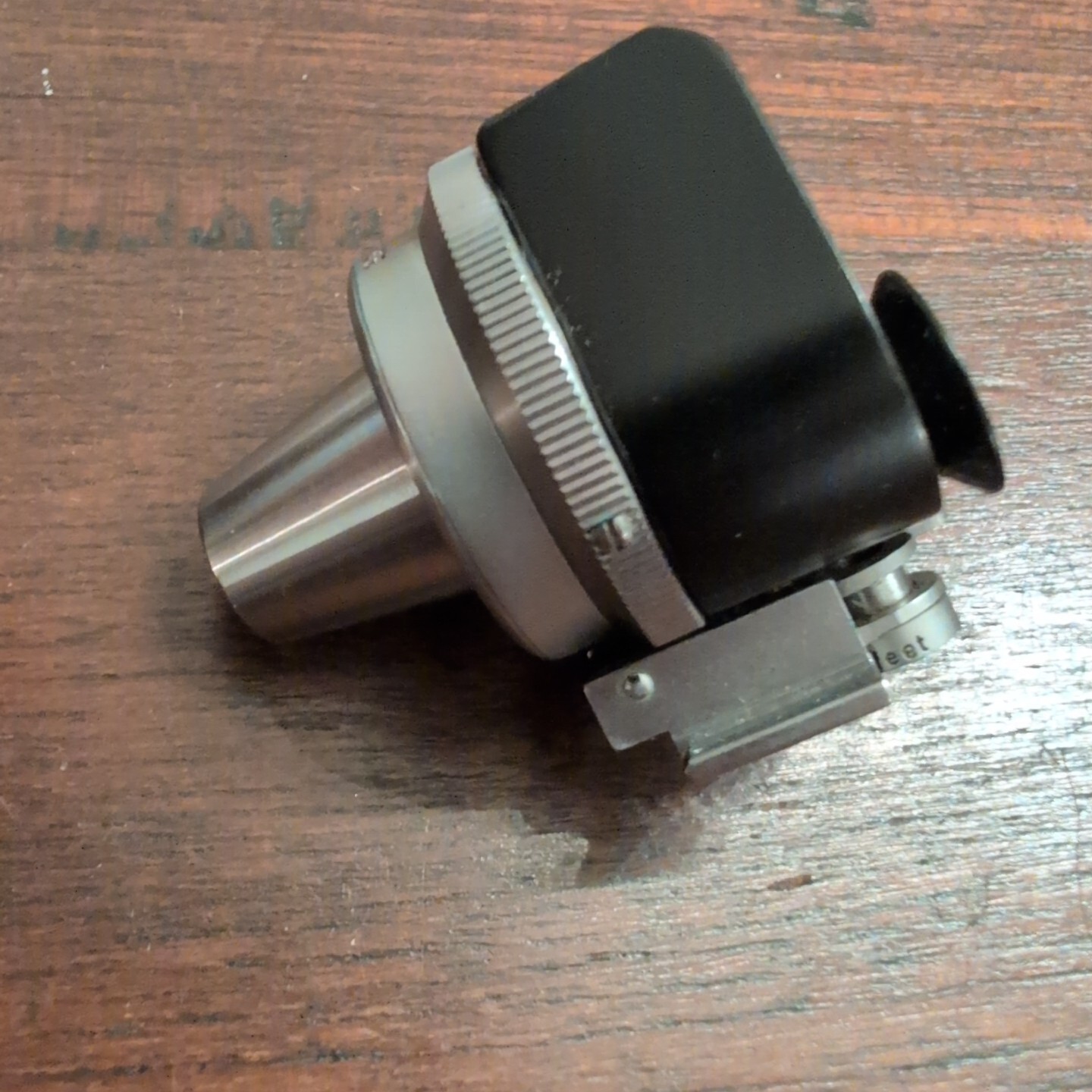 E.LEITZ WETZLAR BLACK UNIVERSAL VIEW FINDER FIT LEICA RANGEFINDER Vtg 40602