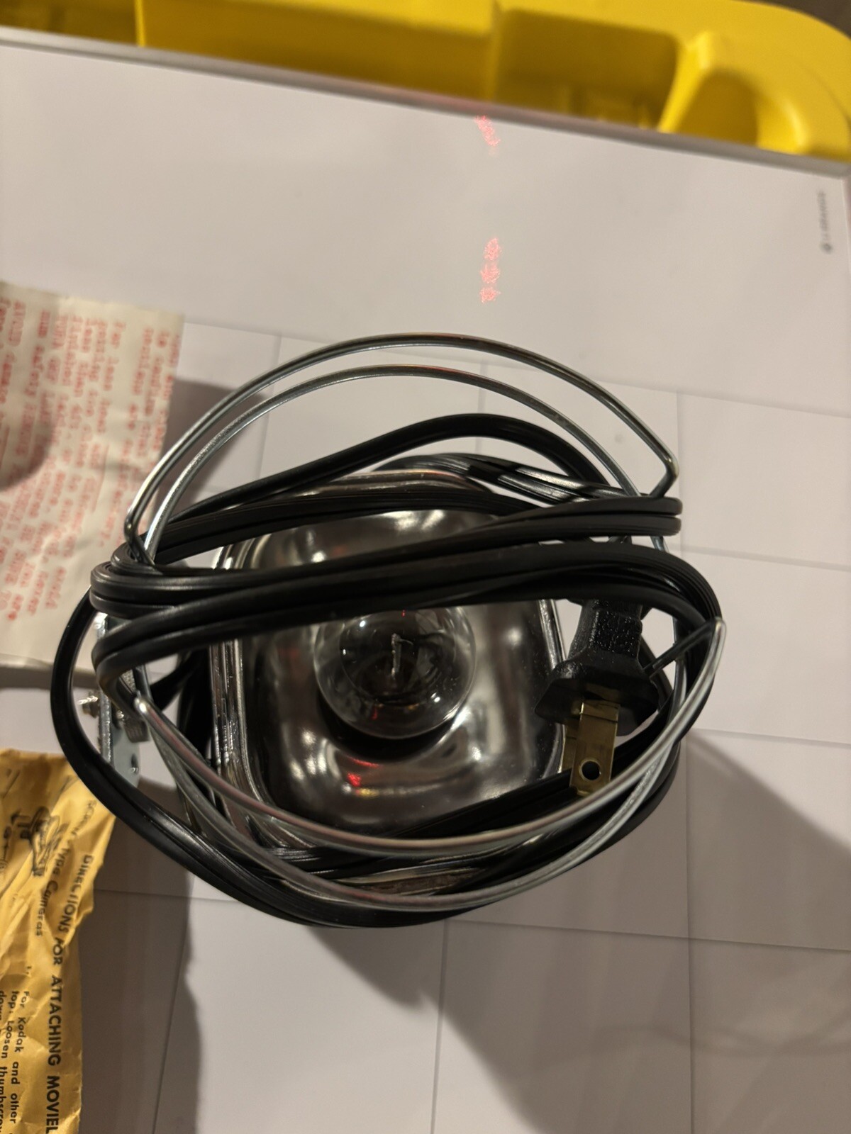 Vintage In The Box XL movie Light. Comes With Instructions Book. Sears