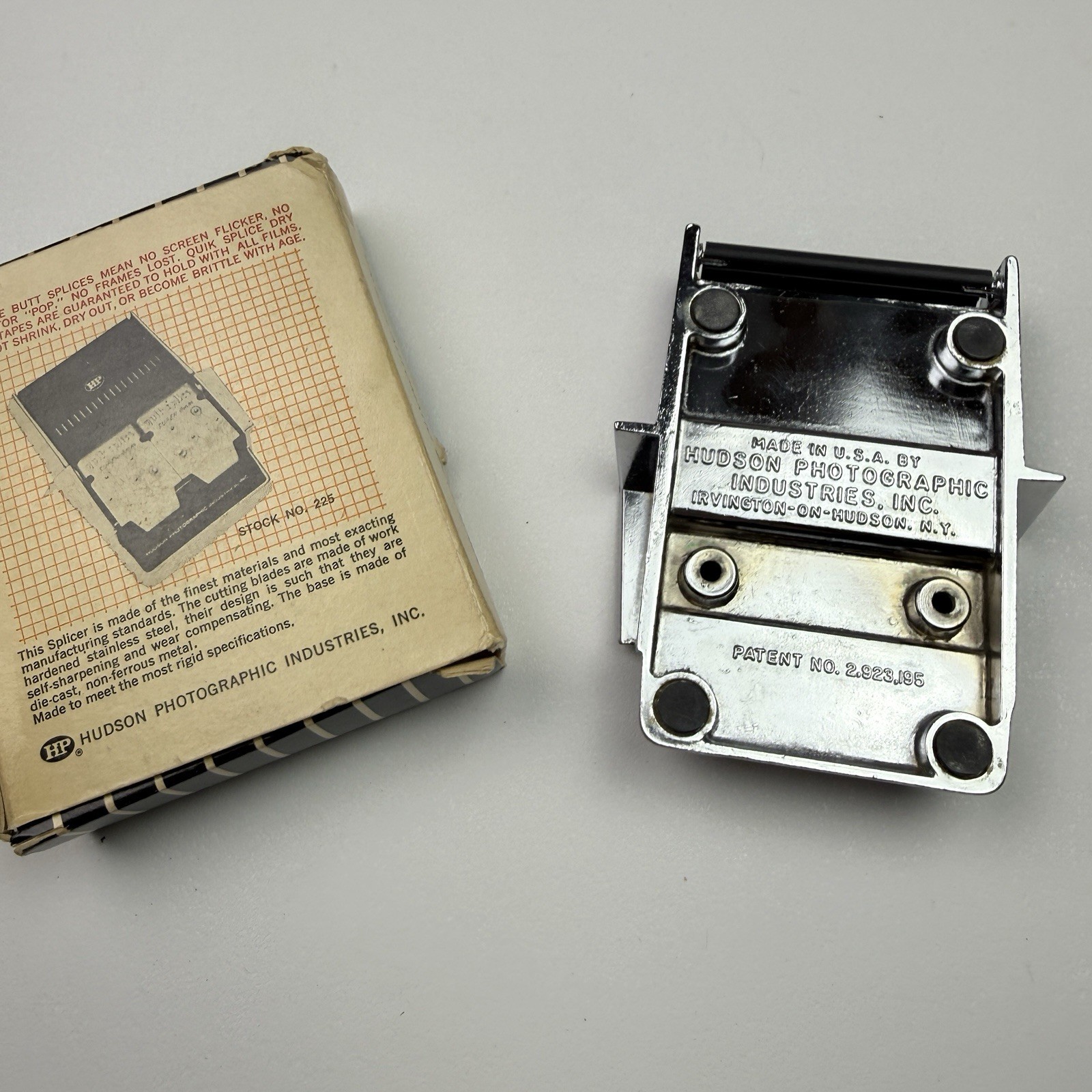 HIP Hudson Photographic Automatic Butt Splicer Movie Film Editor Quik Splice 8mm