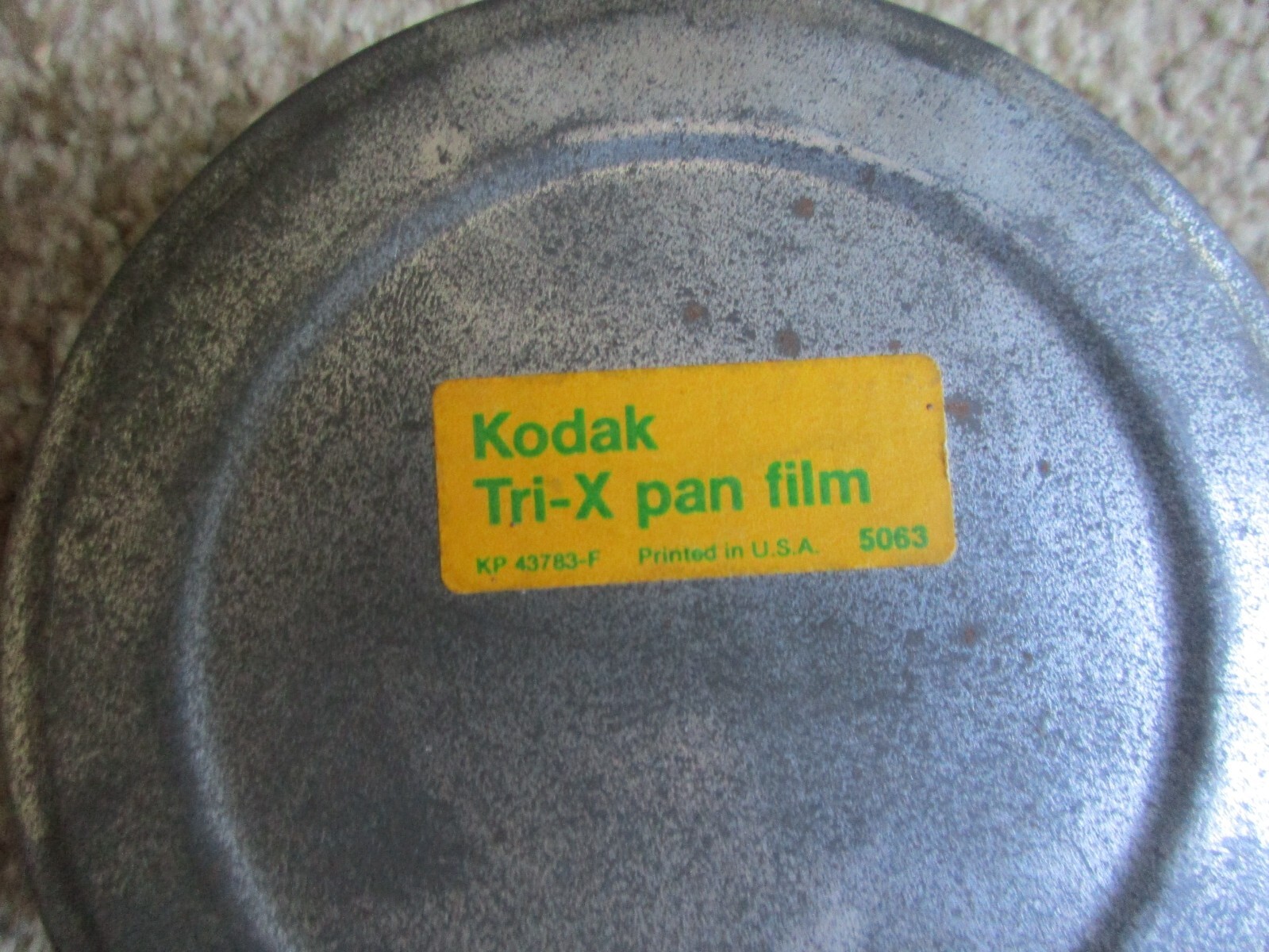 Vintage Kodak Tri-X Pan Film Can Canister Empty – Approx 4″ Diameter