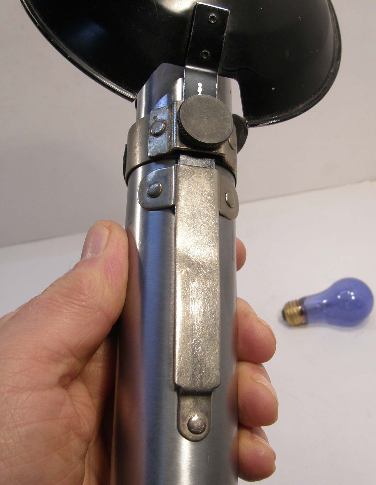 VINTAGE ABBEY PHOTO CORP FLASHGUN HANDLE & HOOD LIGHT SABER