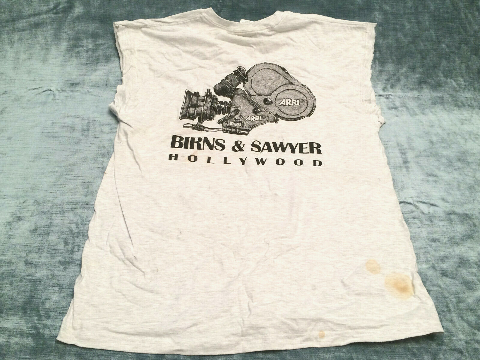 VINTAGE “BIRNS & SAWYER HOLLYWOOD” CAMERA RENTALS, T-SHIRT ARRI-CAM MITCHELL-CAM