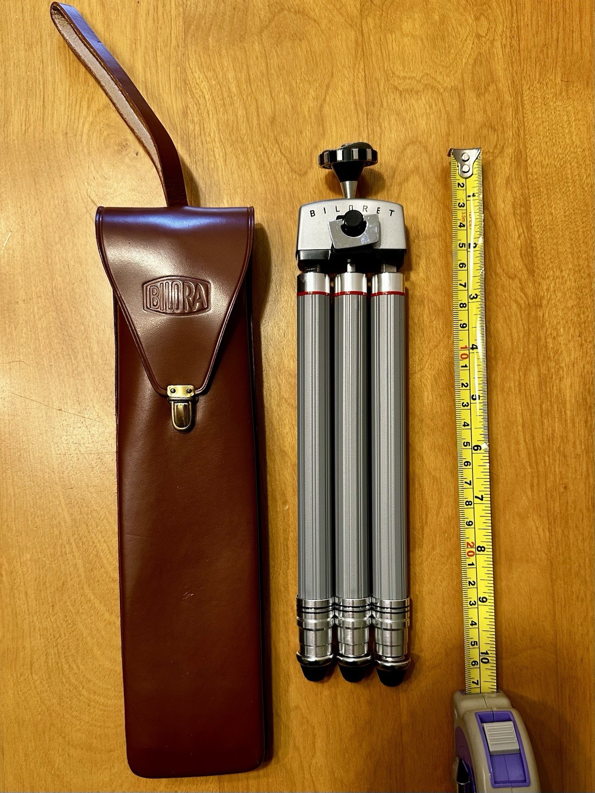 ✨ Vintage Bilora Biloret Model 2017 Telescoping Mini Tripod Made In Germany ✨